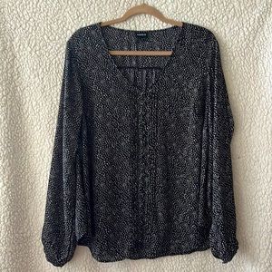 Torrid polka dot blouse size 1X